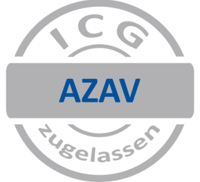 Logo ICG AZAV zugelassen